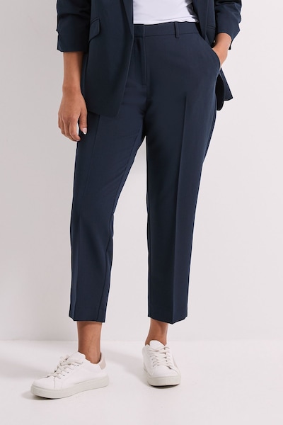 Dorothy Perkins Petite Ankle Grazer Trouser Navy