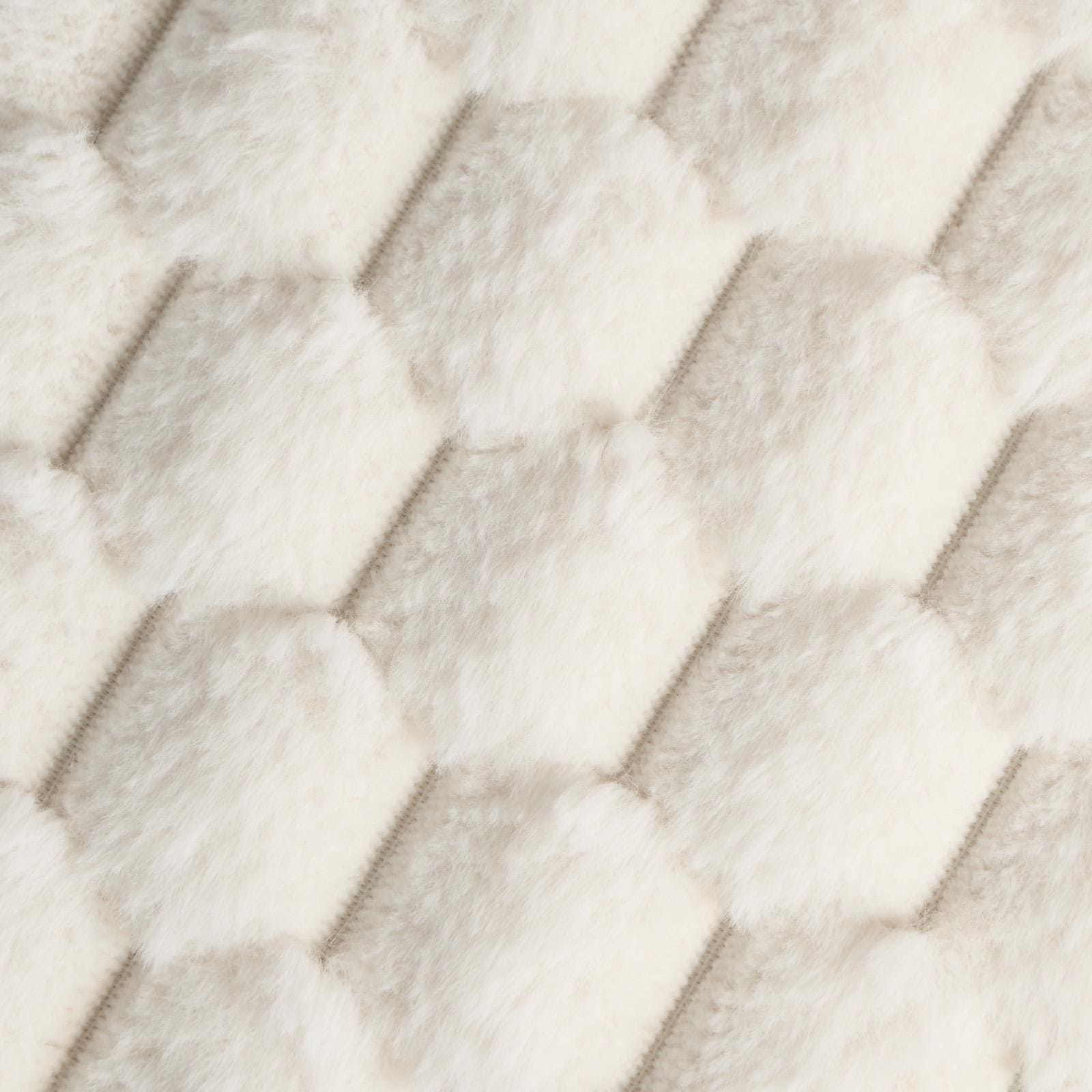 OHS 2 Pack Waffle Faux Fur Filled Cushion Covers - 45 x 45cm image 3