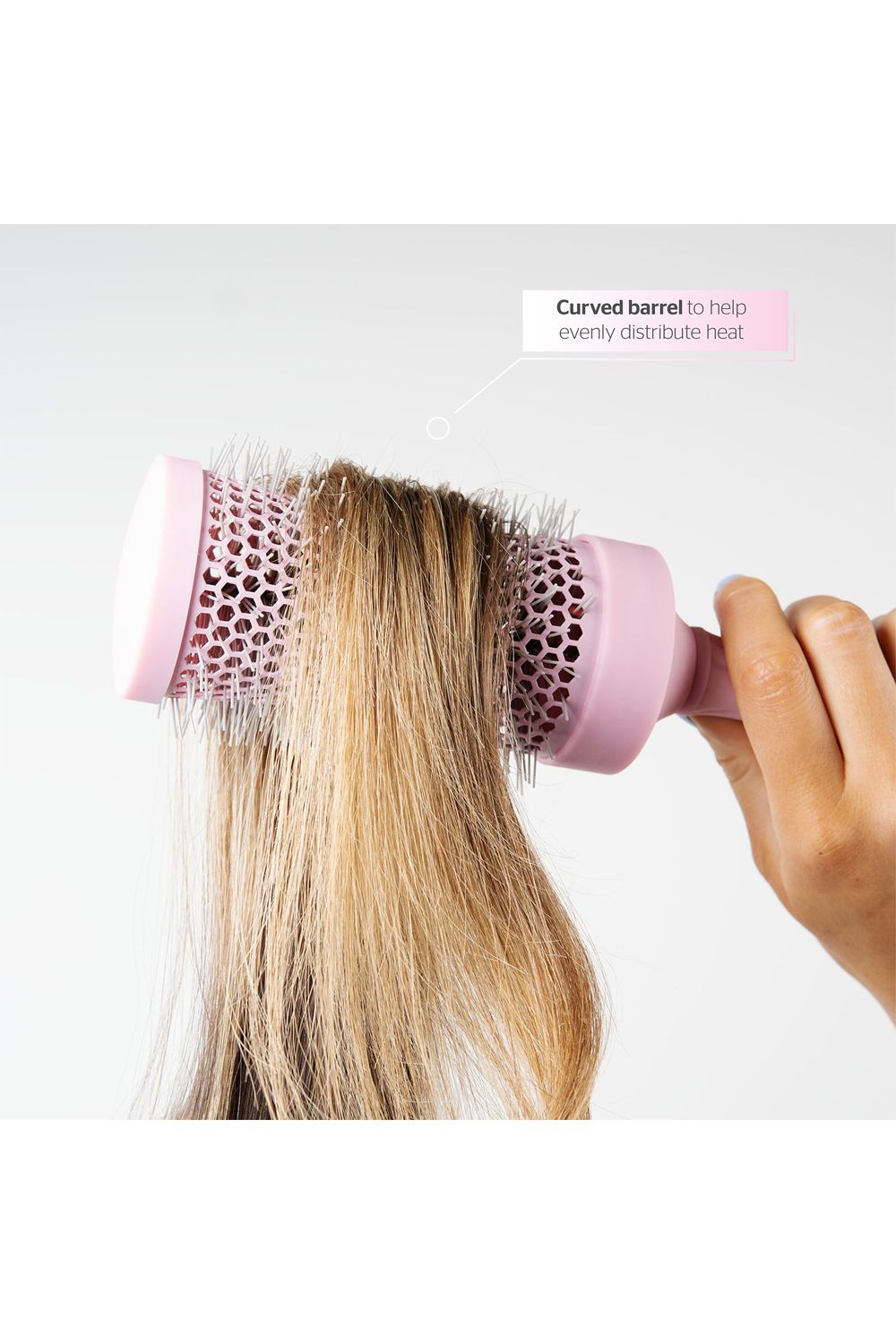 Brushworks Ceramic Round Brush - Large Pink image 9