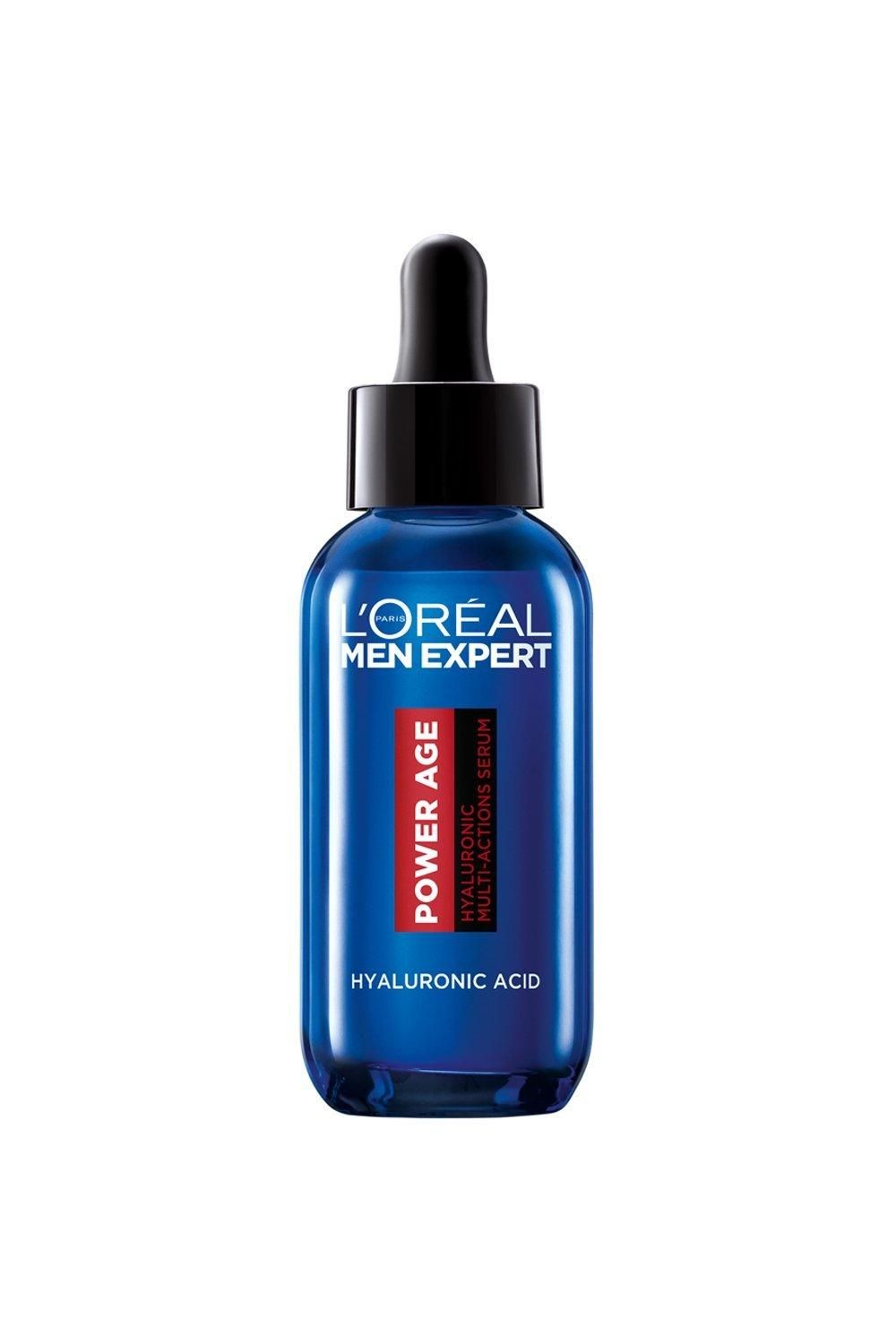 L'Oréal Paris Men Expert Power Age Serum, Hyaluronic Acid Serum for Ageing, Dry & Dull Skin Multi image 1