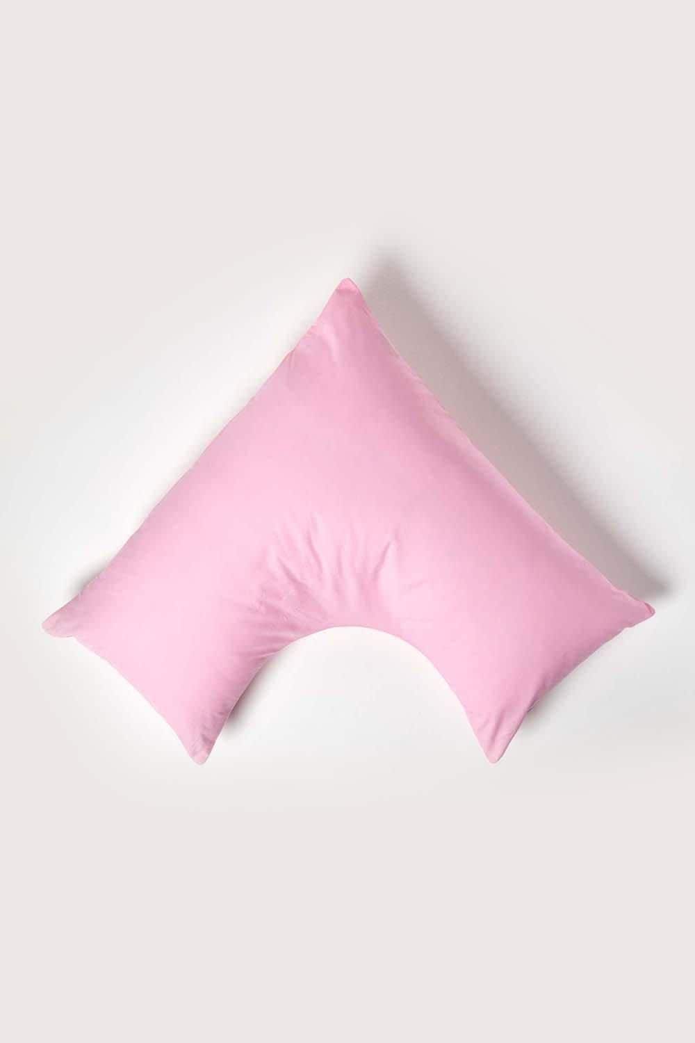Homescapes Egyptian Cotton V Shaped Pillowcase 200 TC image 1