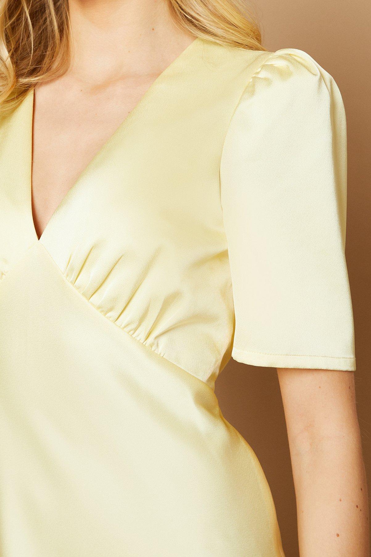 Oasis Satin Midaxi Dress Butter image 5