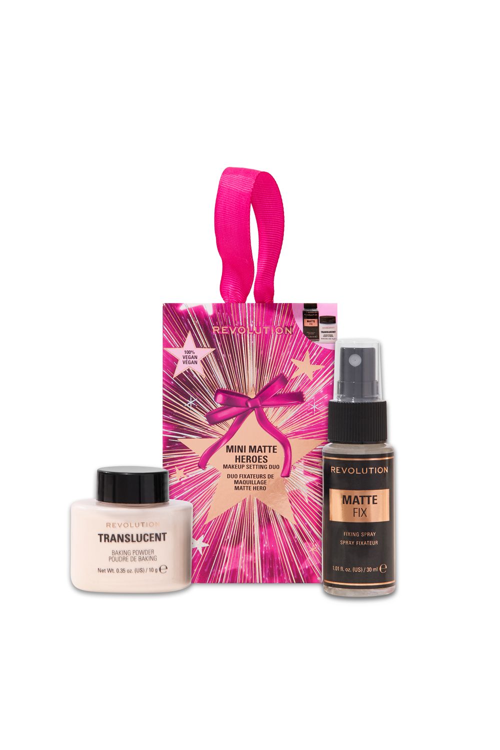 Revolution Mini Matte Hero's Makeup Setting Duo Gift Set Multi image 2