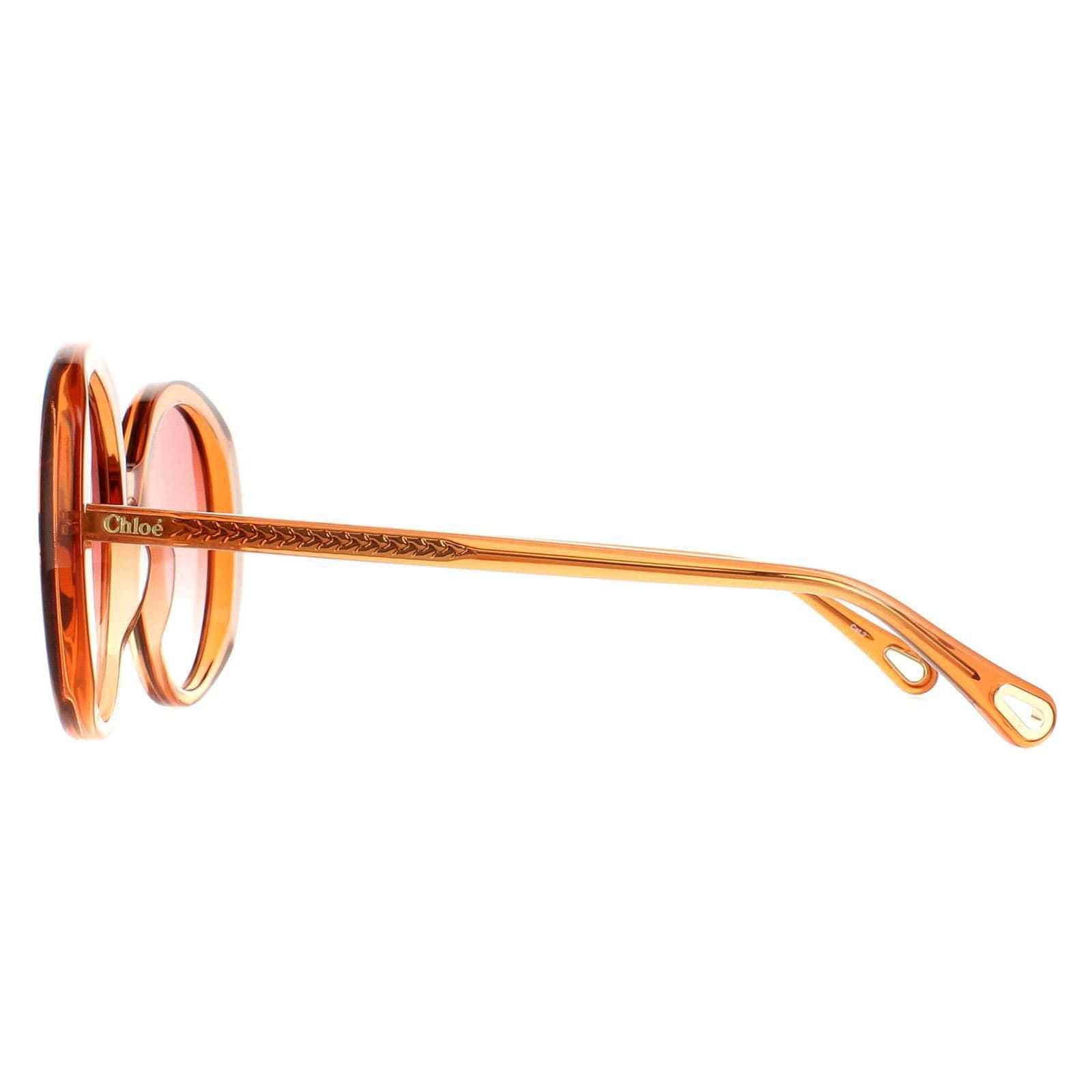 Chloe Oval Transparent Dark Orange Orange Gradient  CH0007S image 3
