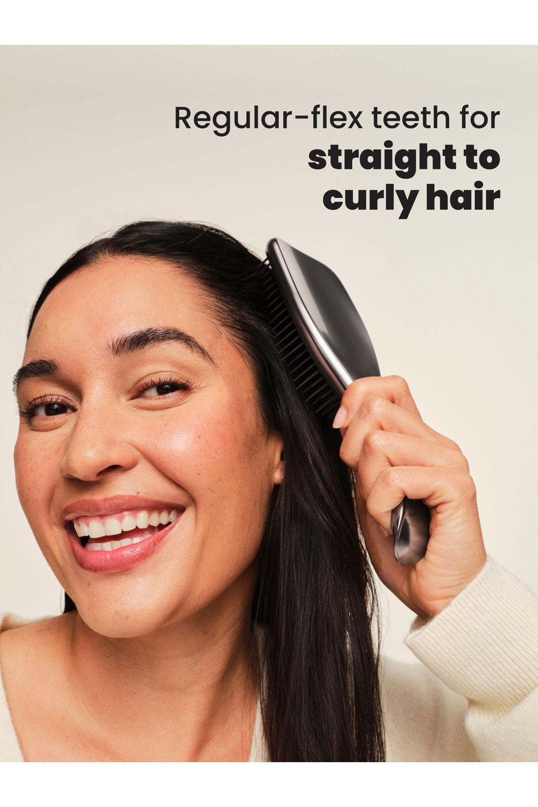 Tangle Teezer The Ultimate Detangler Chrome Midnight Silver Midnight Silver image 3