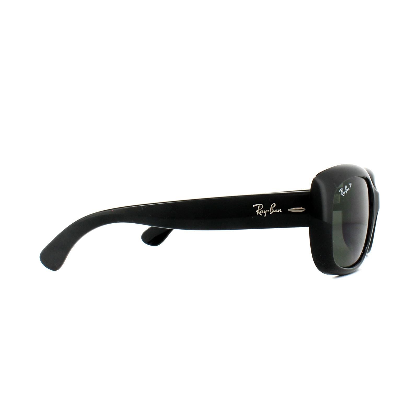 Ray-Ban Cat Eye Black Green Polarized Sunglasses image 4