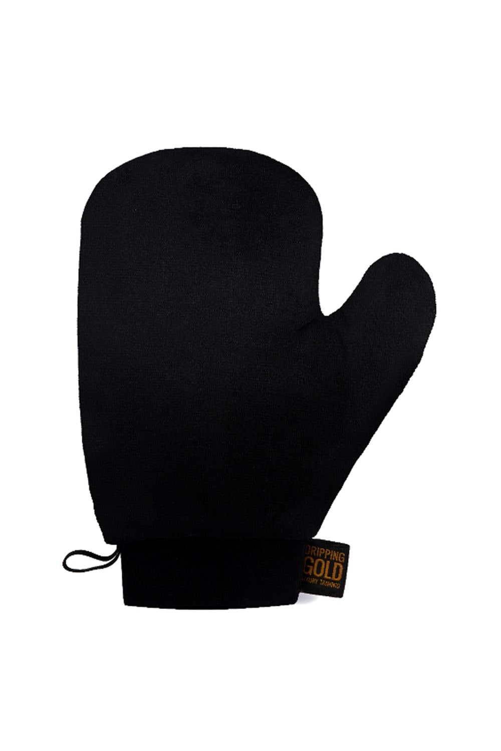 Dripping Gold Luxury Tanning Mitt Black image 2