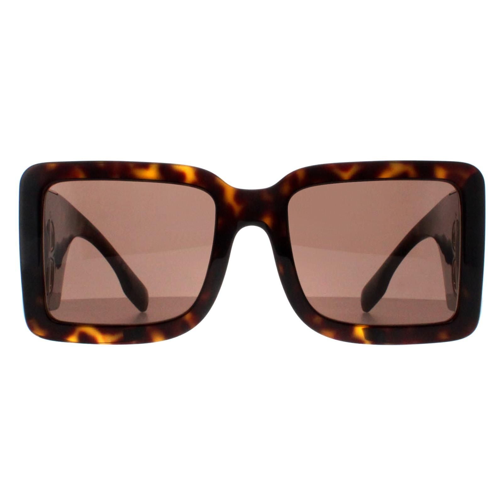 Burberry Square Dark Havana Dark Brown BE4406U image 1