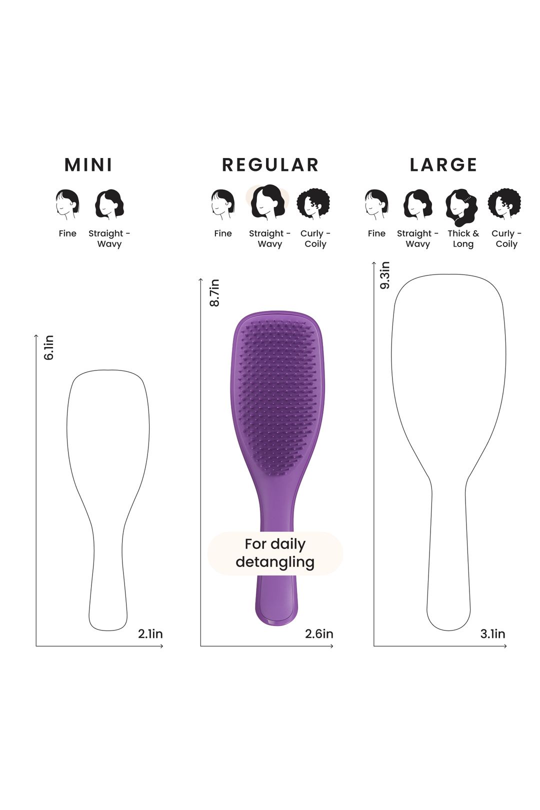 Tangle Teezer The Ultimate Detangler Fresh Purple Fresh Purple image 8