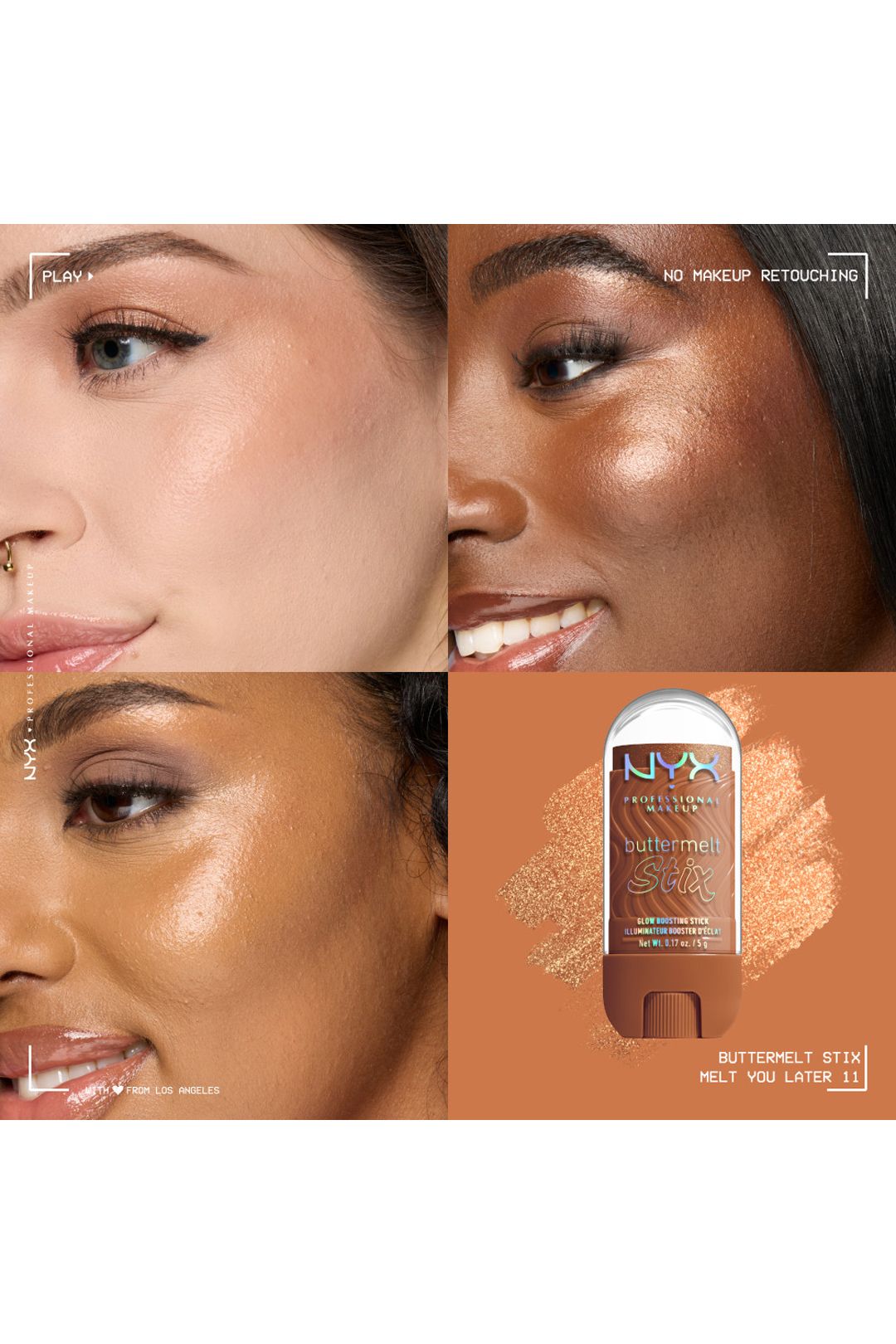 NYX Professional Makeup Buttermelt Glow Stix 5g Melt You Later image 6