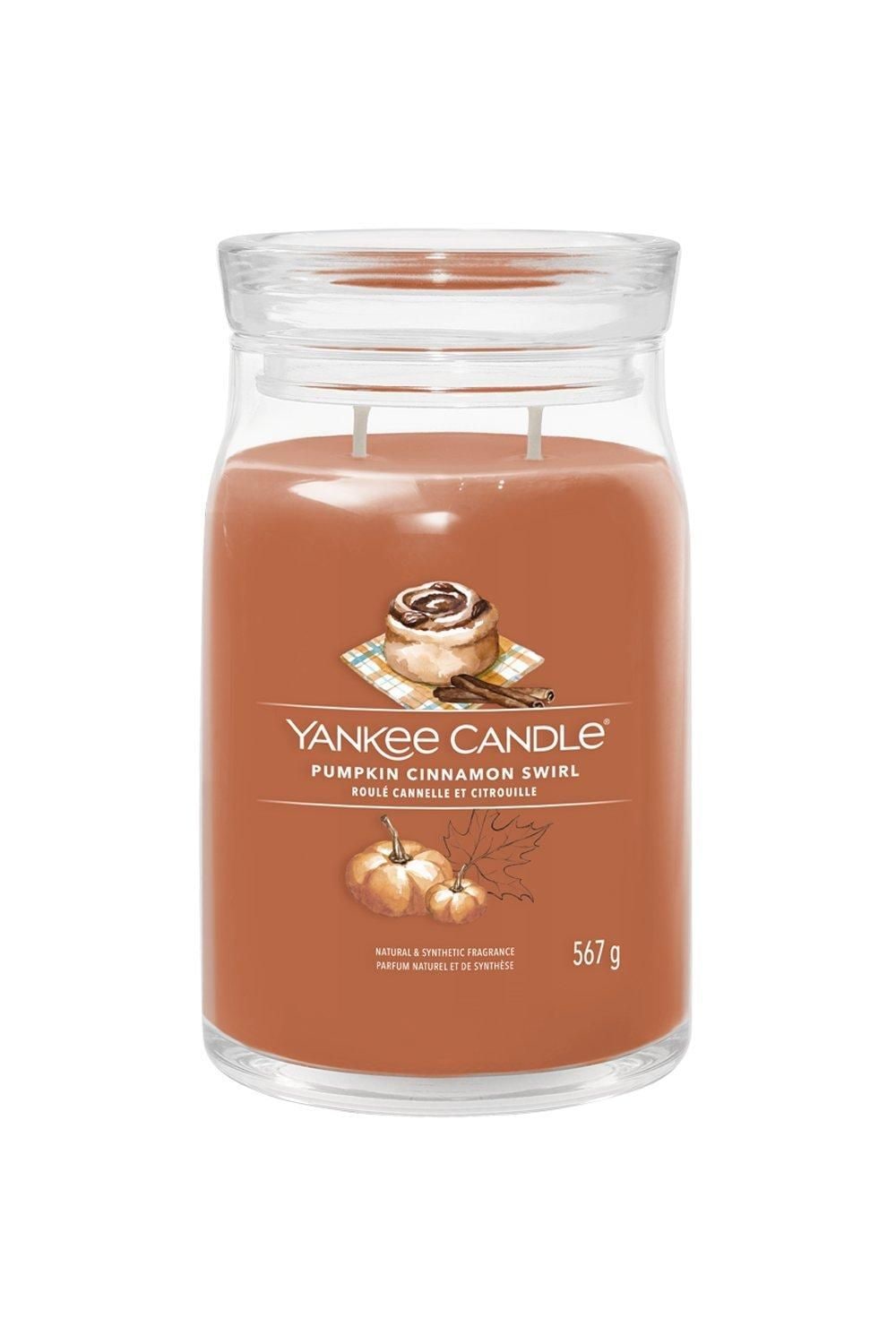 Yankee Candle Pumpkin Cinnamon Swirl Signature Large Jar Candle Multi image 1