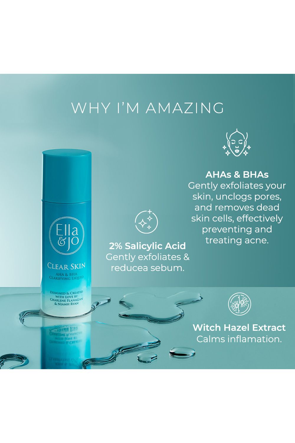 Ella & Jo Cosmetics Clear Skin - Clarifying Liquid 100ml Multi image 5