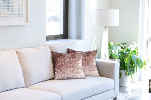 New Edge Blinds Crushed Velvet Cushion Cover image 2