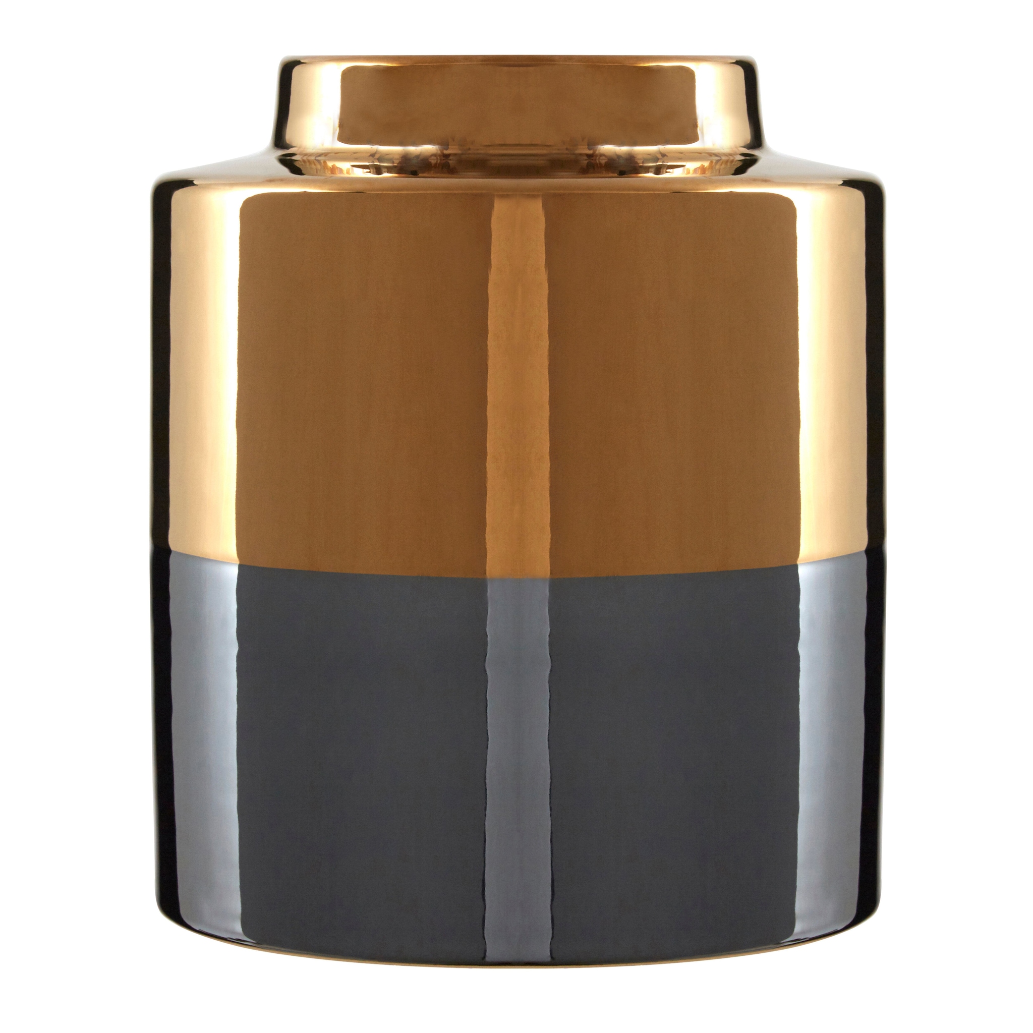 Orsina Stellar Dual Tone Small Metallic Finish Vase image 1