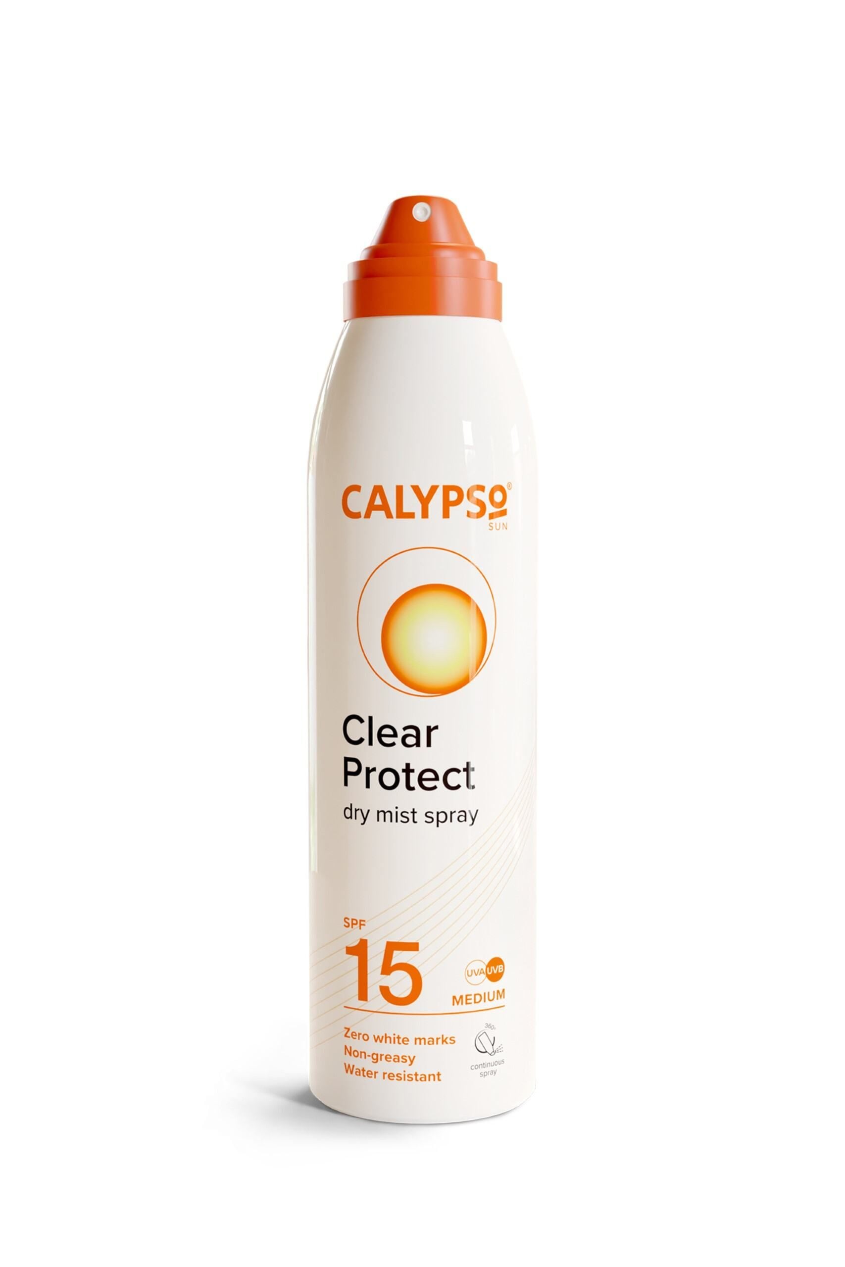 Calypso Clear Protect Dry Mist Spray SPF15 image 2