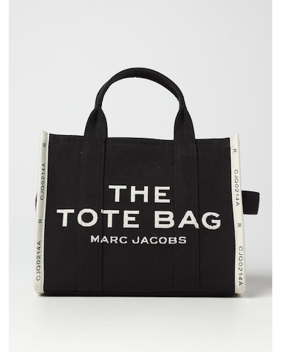 Marc Jacobs The Tote Bag Canvas Tote Wo - Black Handbags