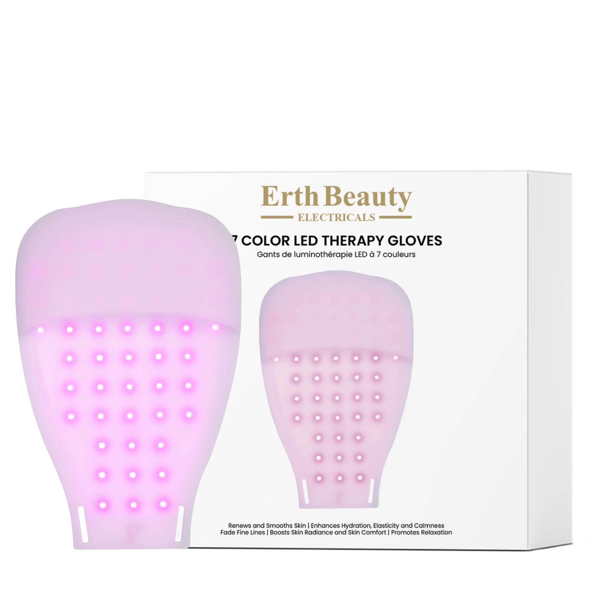 Erth Skin London Erth Beauty Electronic 7 Colour LED Therapy Glove image 1