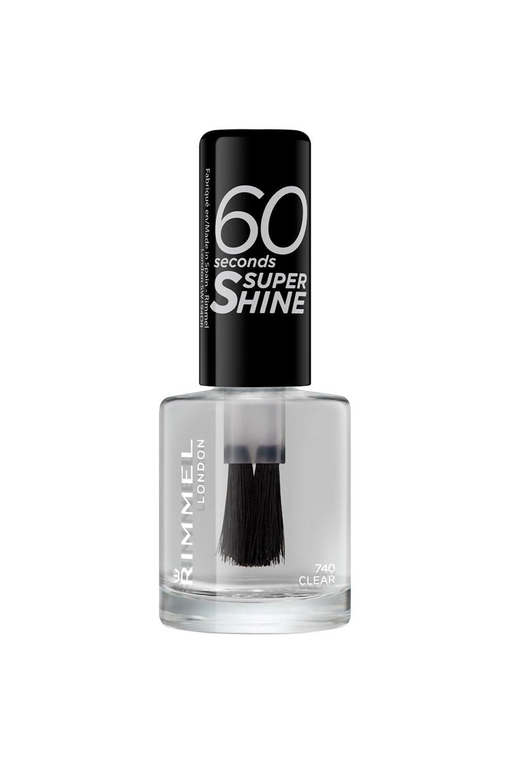 Rimmel London 60 Seconds Super Shine Nail Polish Clear image 1