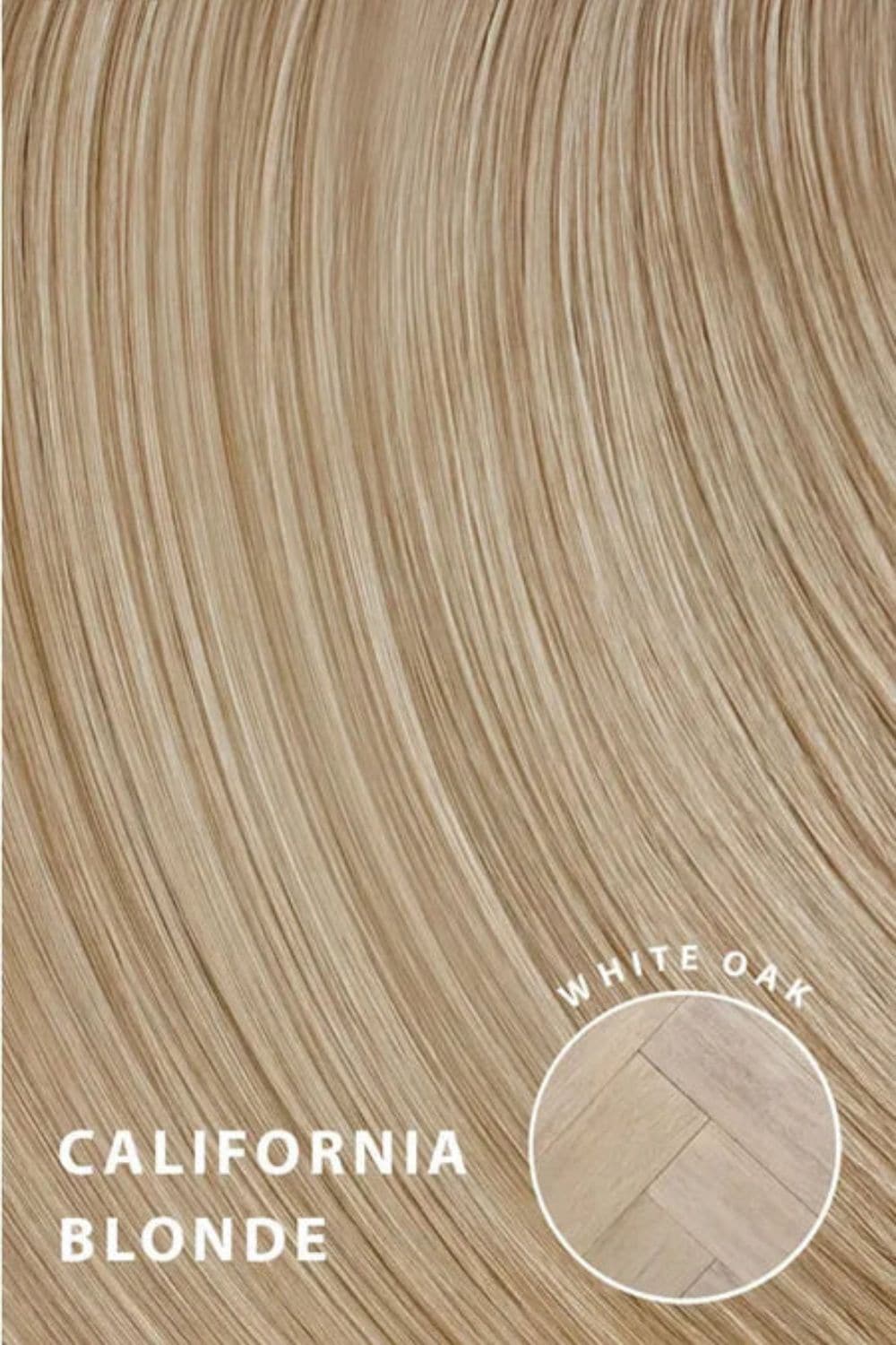 Lullabellz 18" 1 Piece Hidden Halo Blow Dry Hair Extensions California Blonde image 1