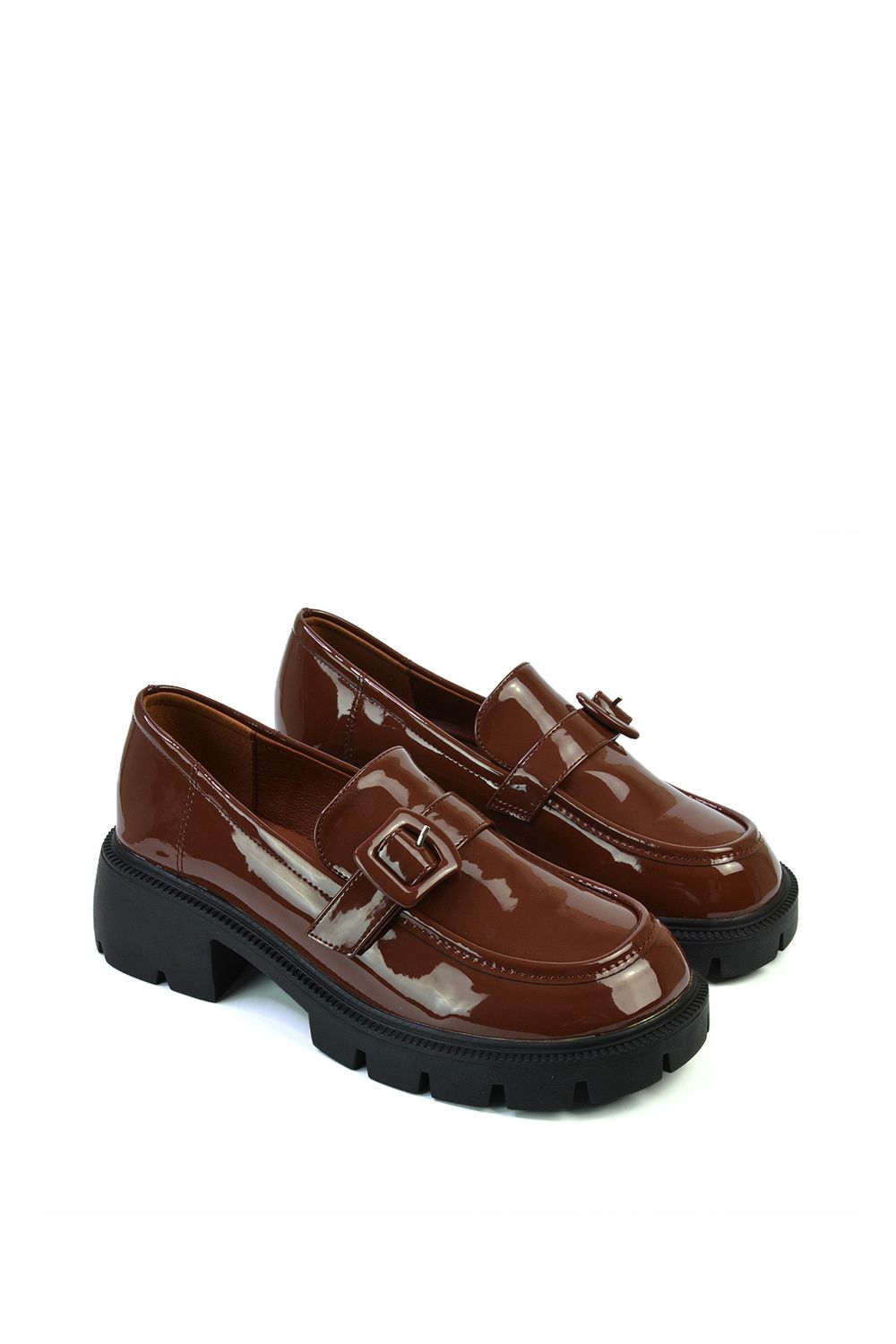 XY London 'Adelaide' Chunky Platform Block Heel Loafers image 5