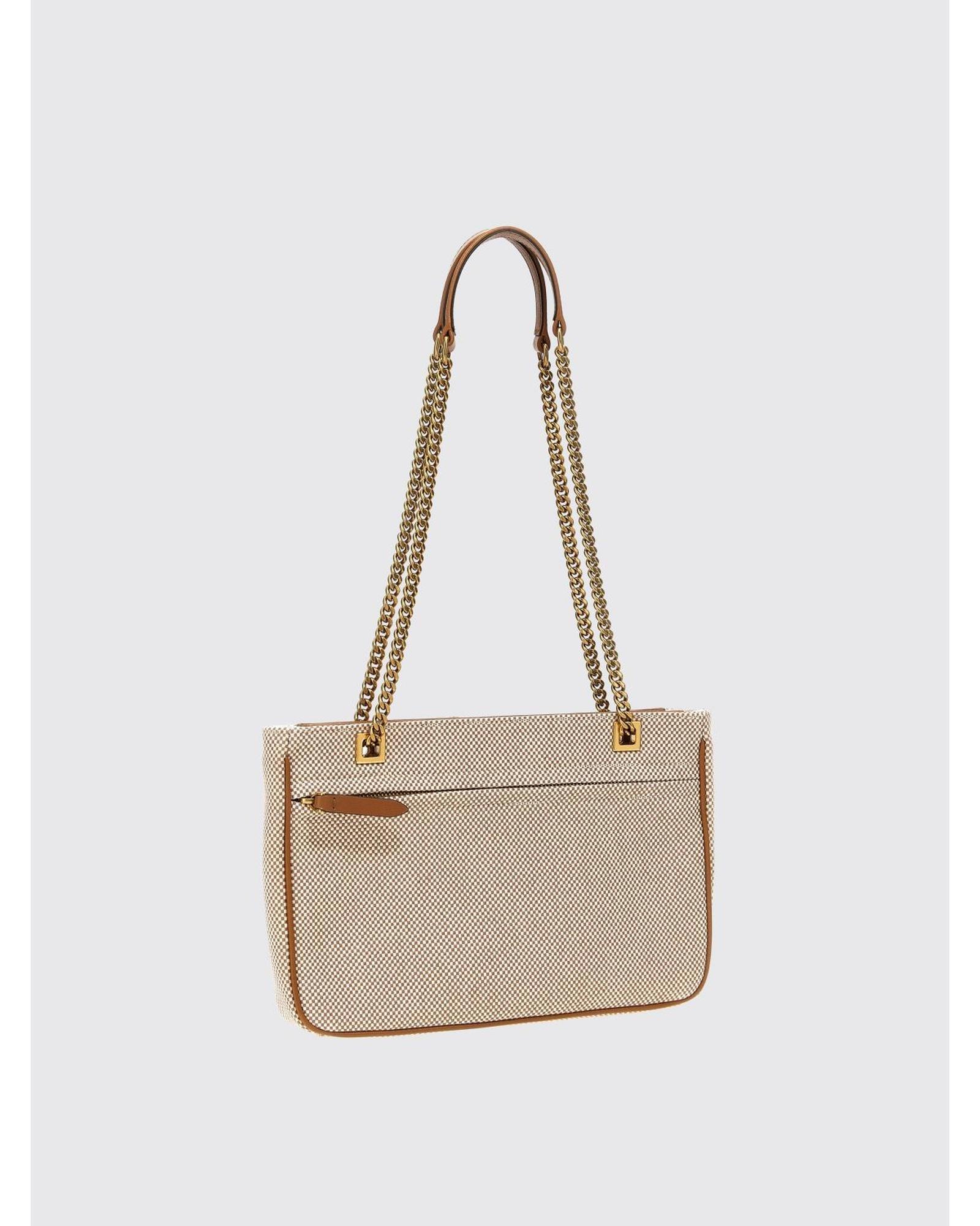Valentino Chain Shoulder Bag Wo - Natural Tote Bags image 2