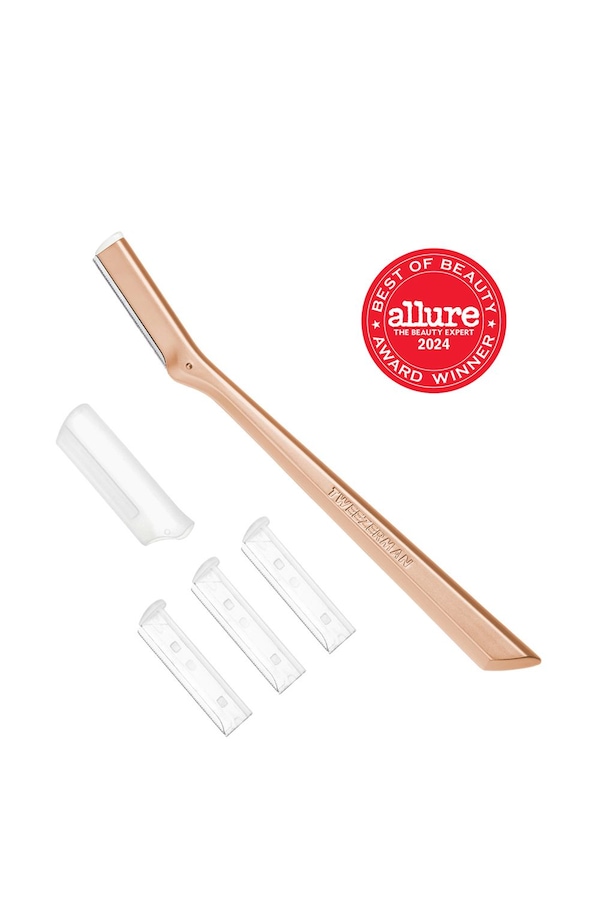 Tweezerman Facial Razor Rose Gold