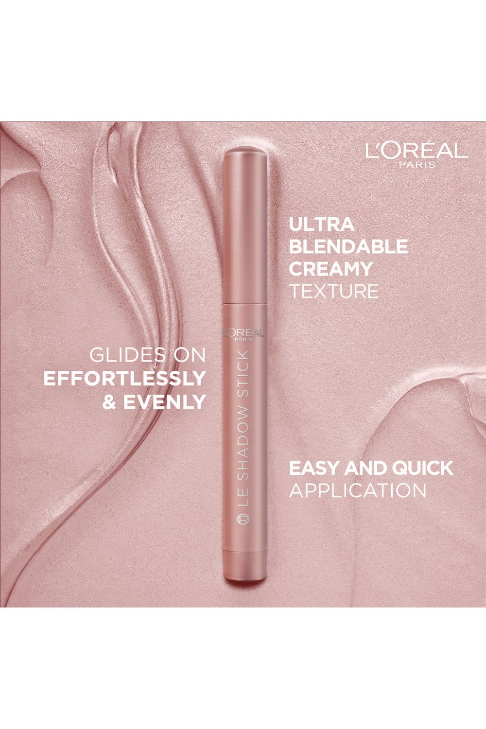 L'Oréal Paris Le Shadow Stick Eyeshadow 1.4g 245 Alluring Rose image 3