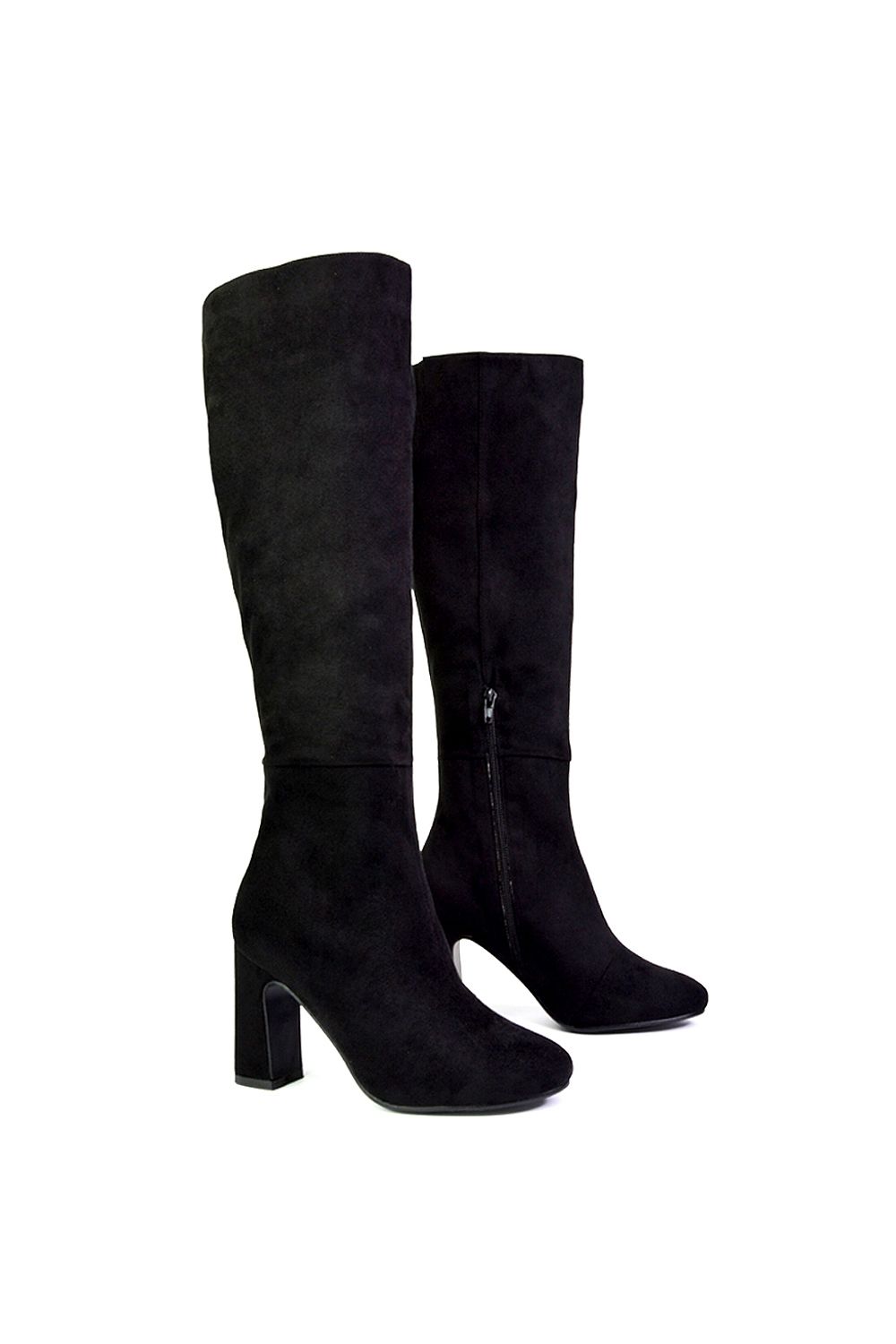 XY London 'Lillia' Knee High Heeled Boots image 3