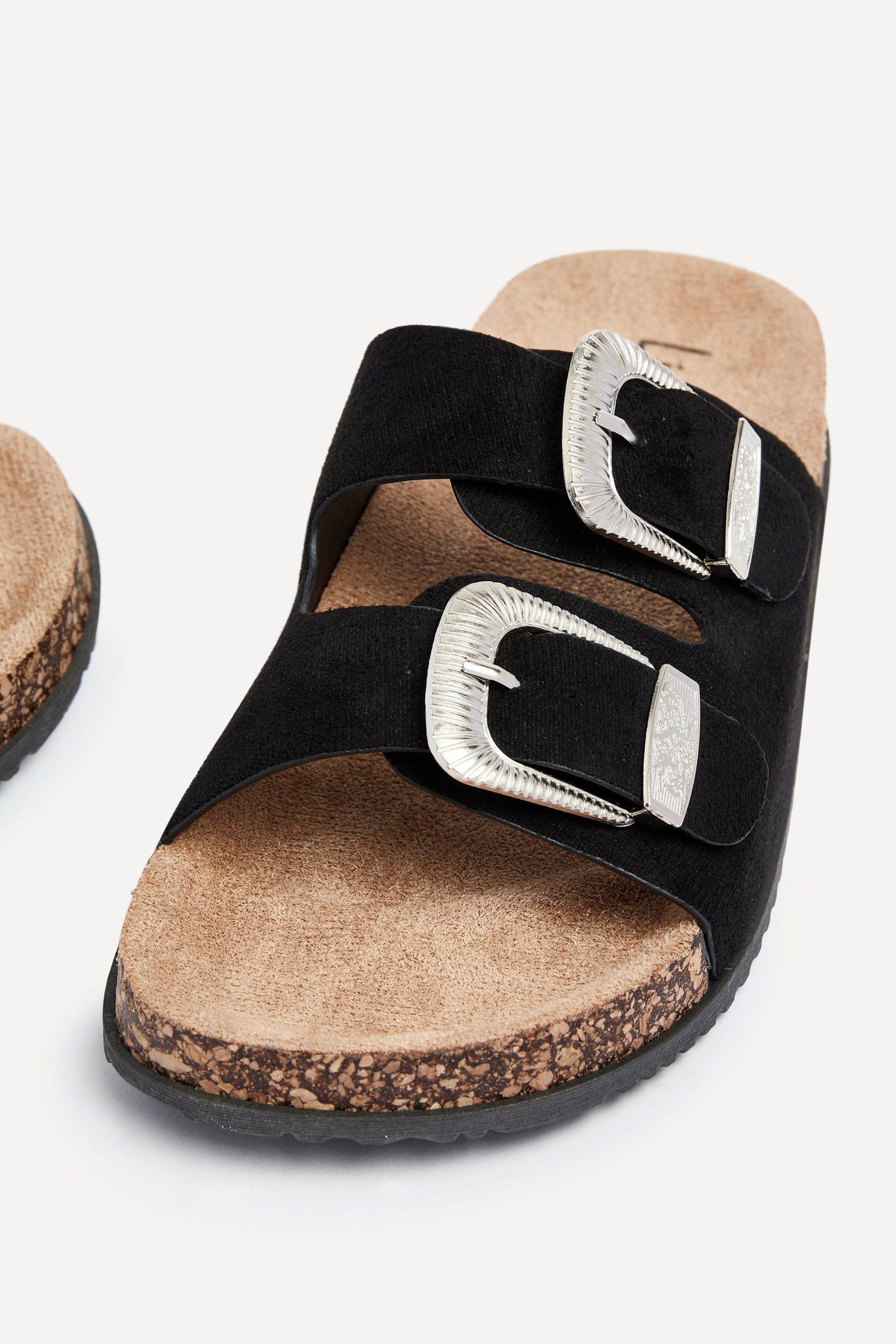 Linzi Marlow Black Western Buckle Sandals image 5