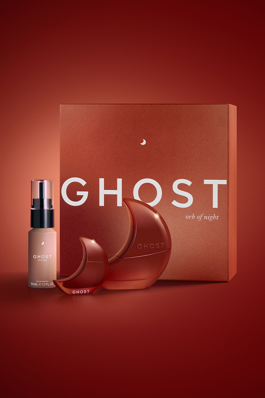 Ghost Orb of Night Eau De Parfum 50ml, Refill 50ml & Orb of Night Elixir Mini Eau De Parfum 10ml Gift Set Misc image 2