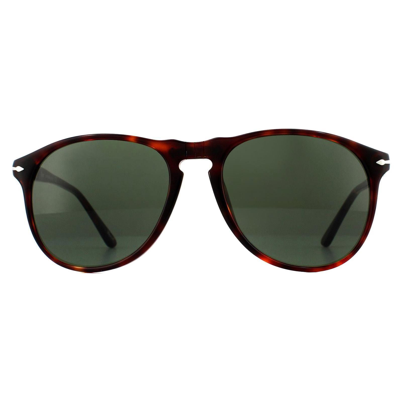 Persol Round Havana Grey Sunglasses