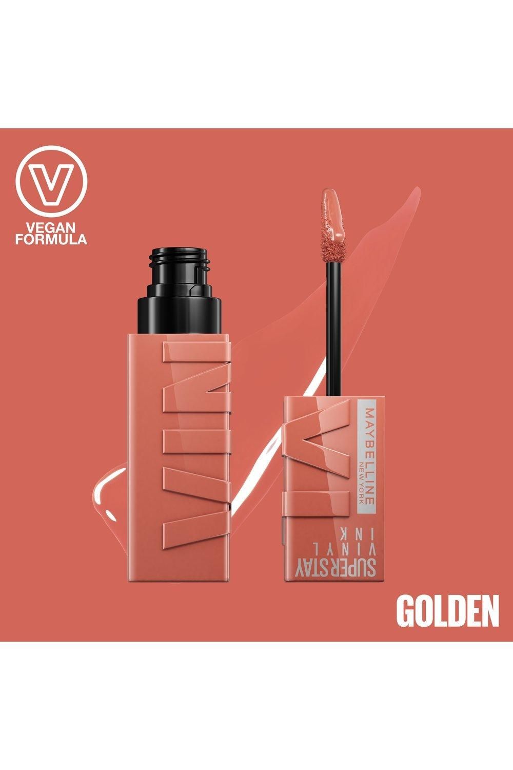 Maybelline SuperStay Vinyl Ink Long Lasting Liquid Lipstick, Shine Finish 105 Golden image 3