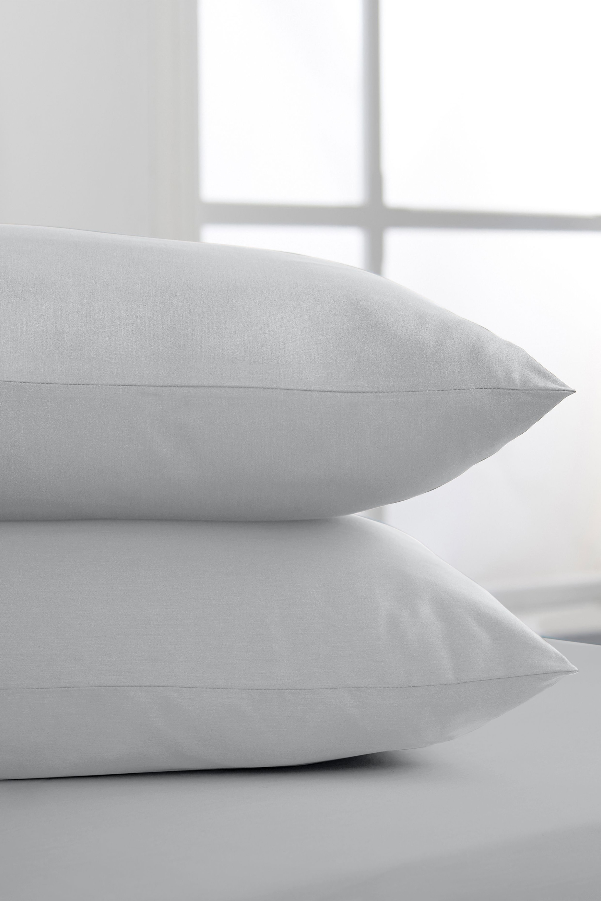 Bianca '400 Thread Count Cotton Sateen' Standard Pillowcases image 1