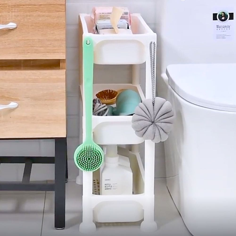 Living and Home 3 Tier Makeup Storage Shelf Shower Organizer Rack Kitchen Spice Rack image 6