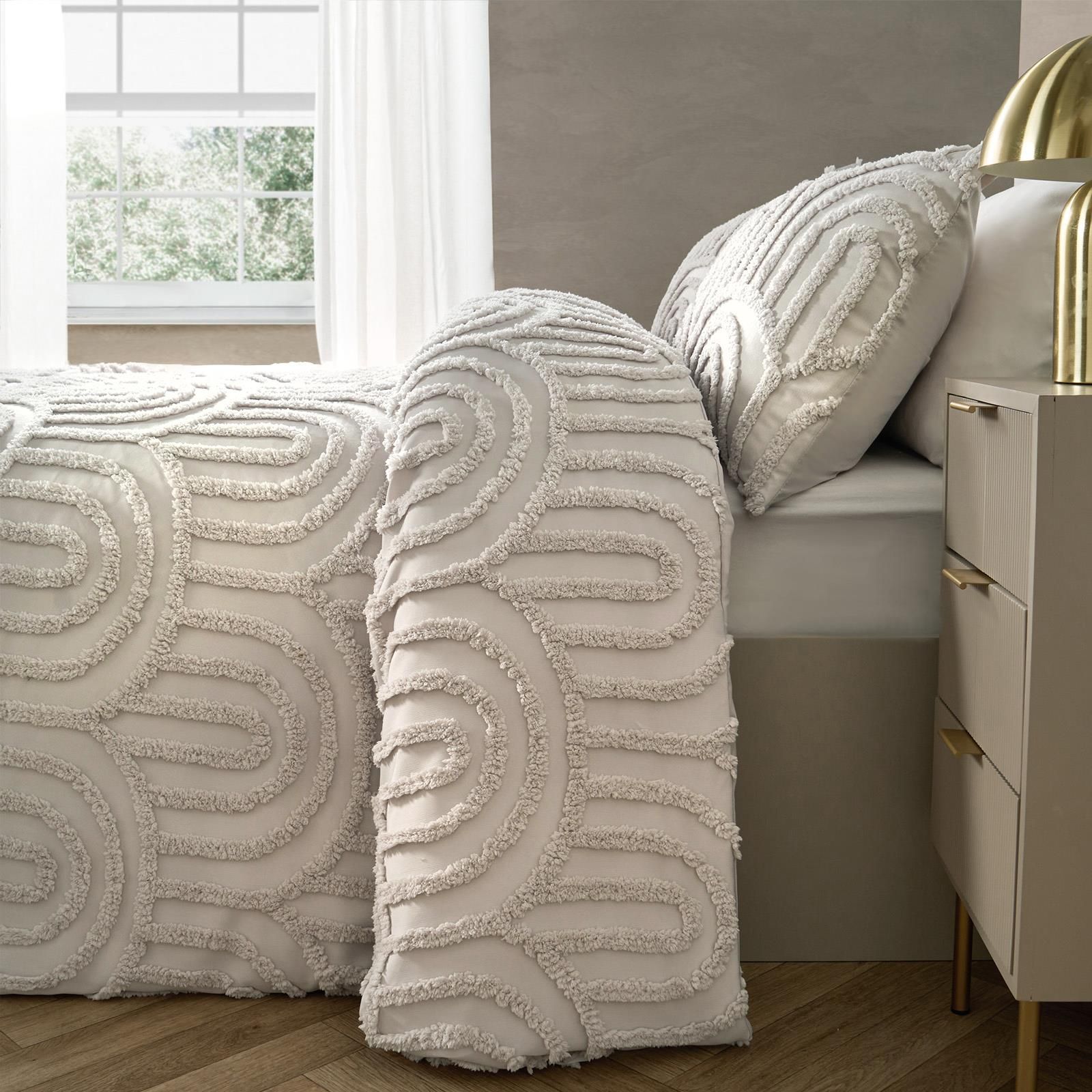 OHS Tufted Arches Bedding Set Duvet Cover with Pillowcase image 5