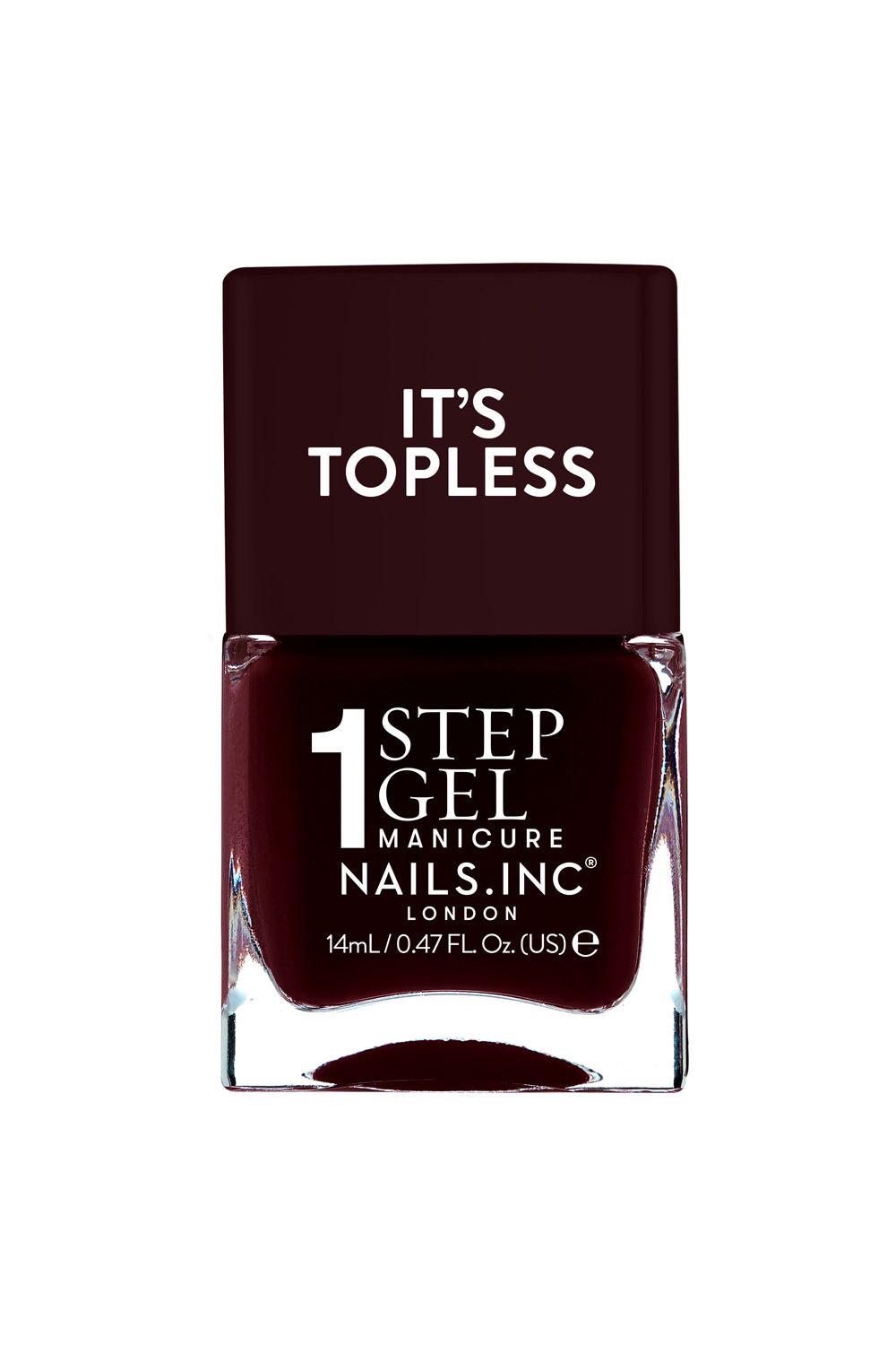 Nails Inc Topless Nail Varnish 14ml Billie image 1