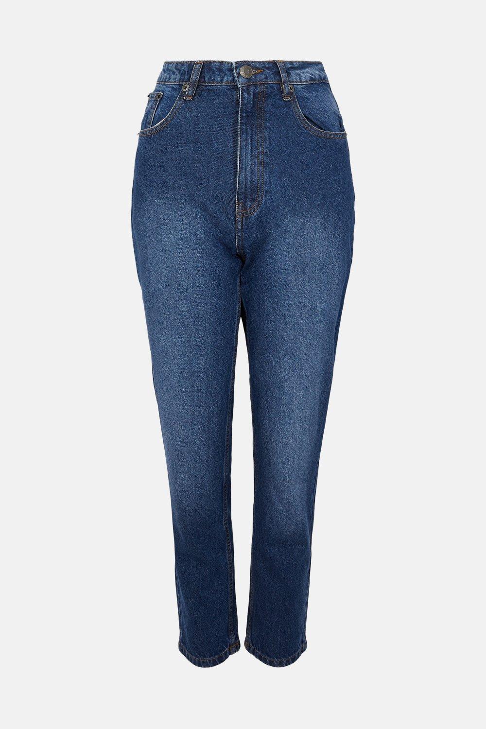 Oasis Rigid Mom Jean Mid Wash image 5