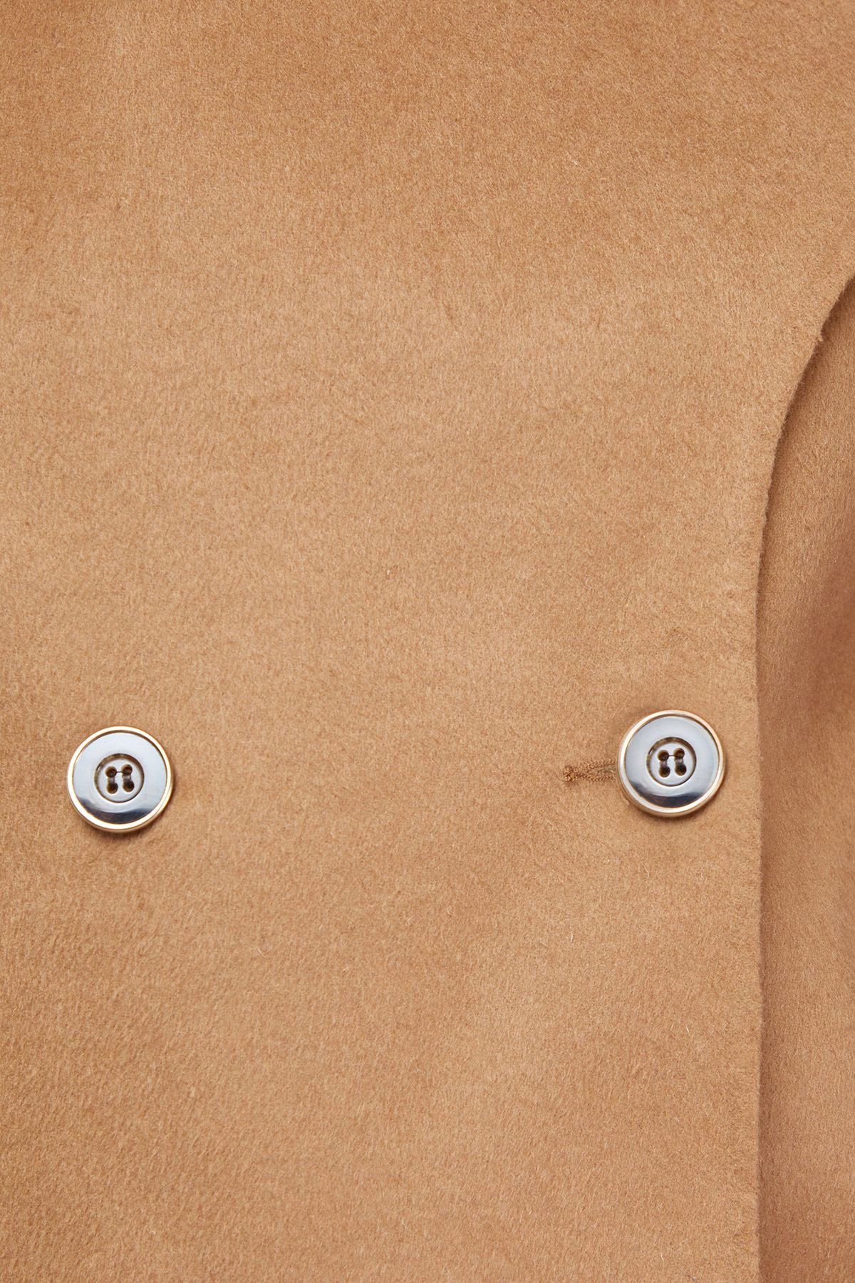 Oasis Stitched Scarf Longline Jacket Coat Chocolate image 5