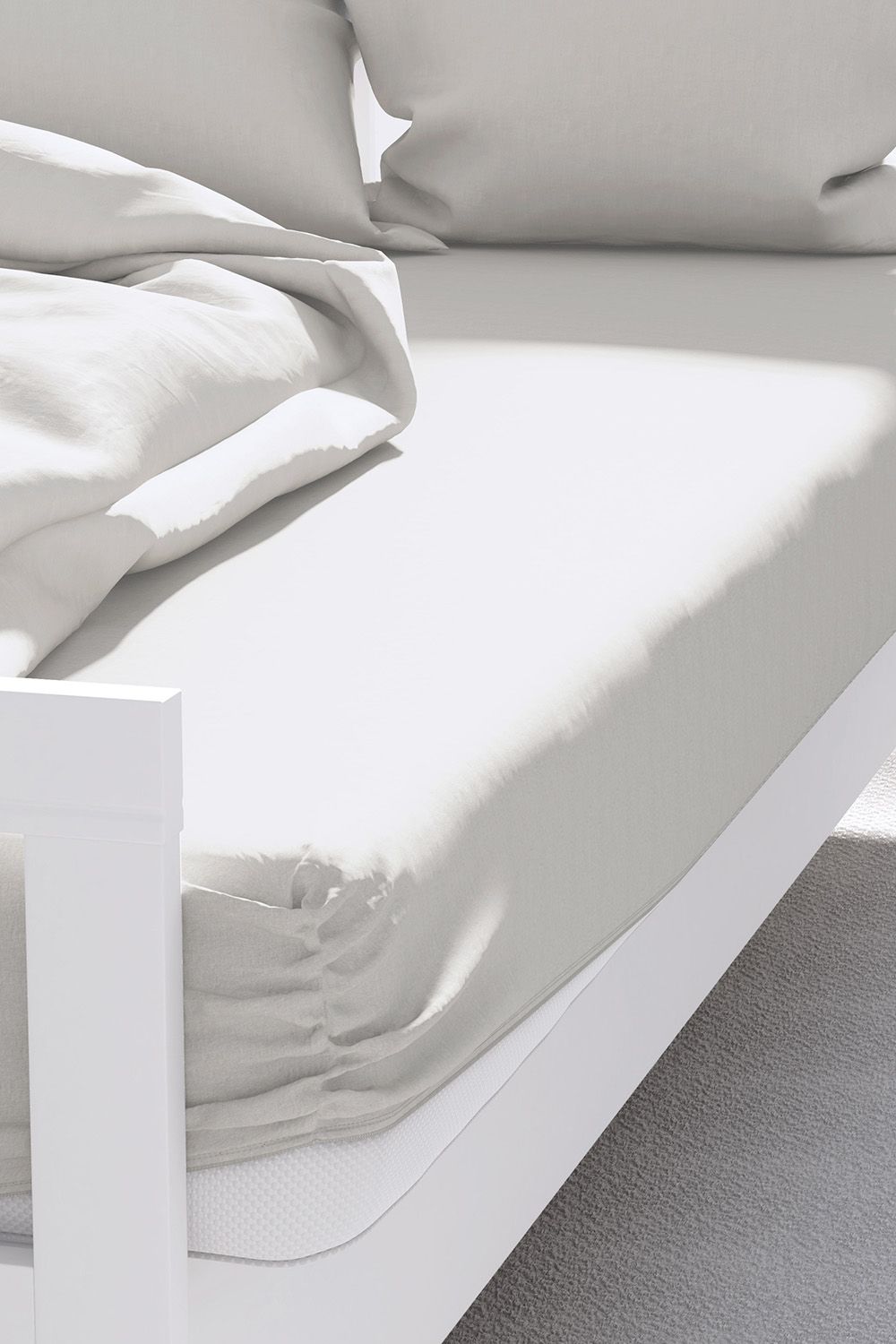 Belledorm Egyptian Cotton 200 Thread Count 30cm Fitted Sheet image 2