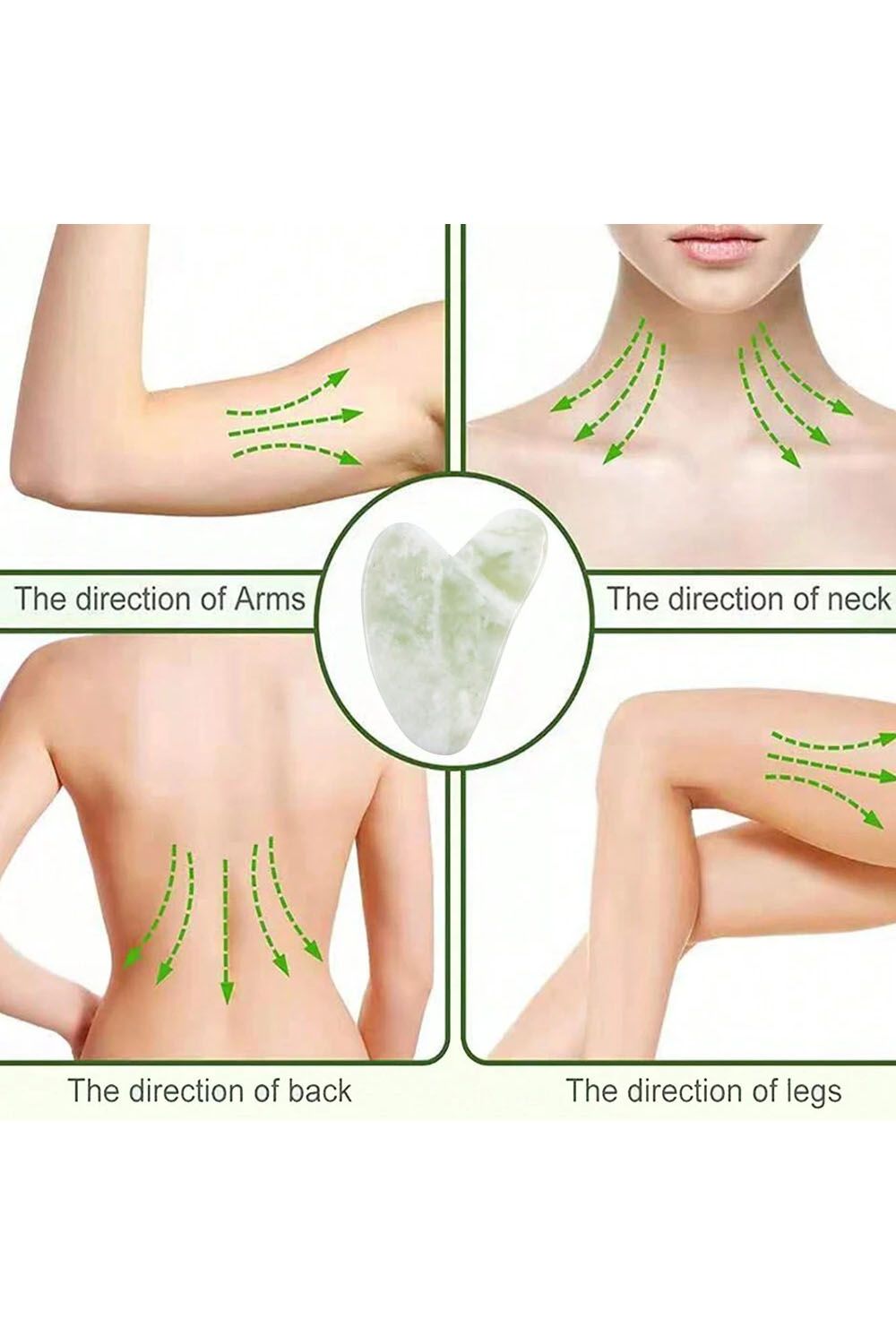 SHEONLY Premium Authentic Jade Face Roller Massager Gift Set image 2