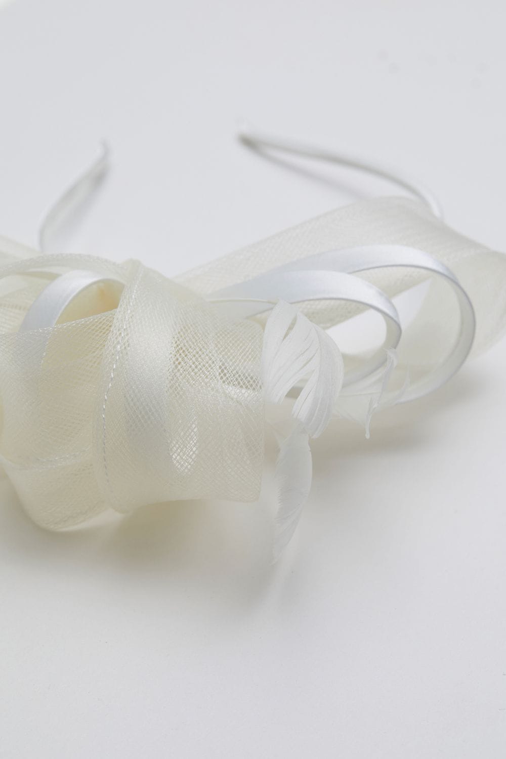 Jon Richard Cream Medium Fascinator Headband image 4