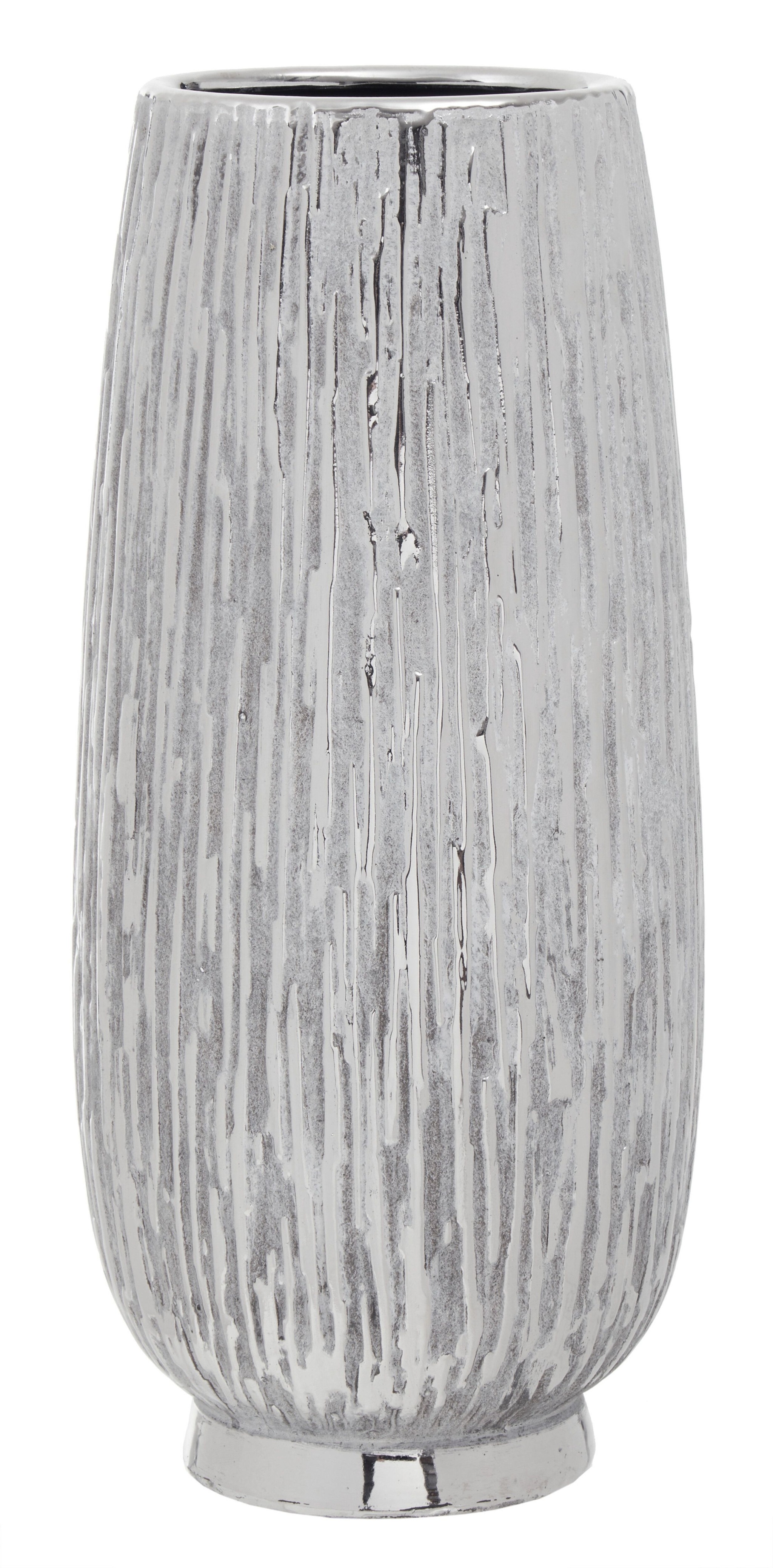 Orsina Hesper Large Silver Ceramic Vase image 1