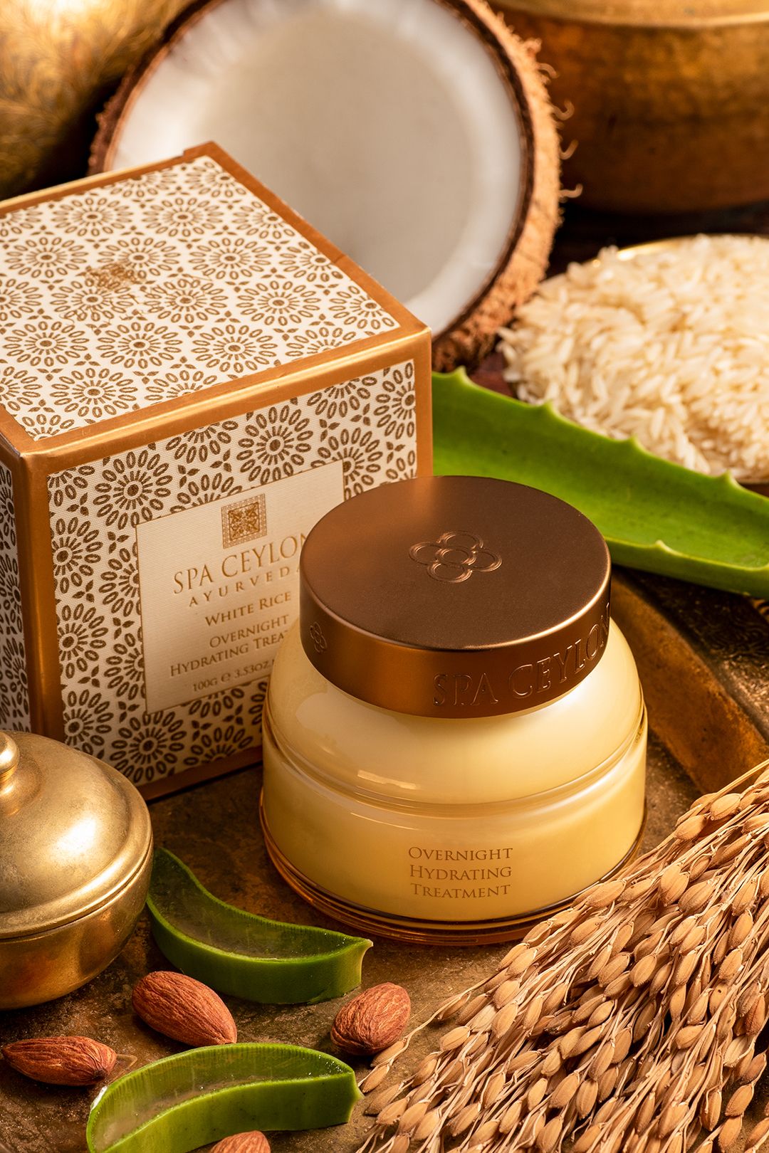 Spa Ceylon White Rice Overnight Hydrating Treatment 100g image 2