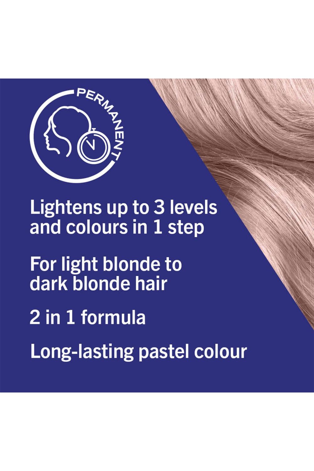 Schwarzkopf Live 2in1 Lightener+Twist 'Hair Dye' 104 Cool Lilac 3x image 4