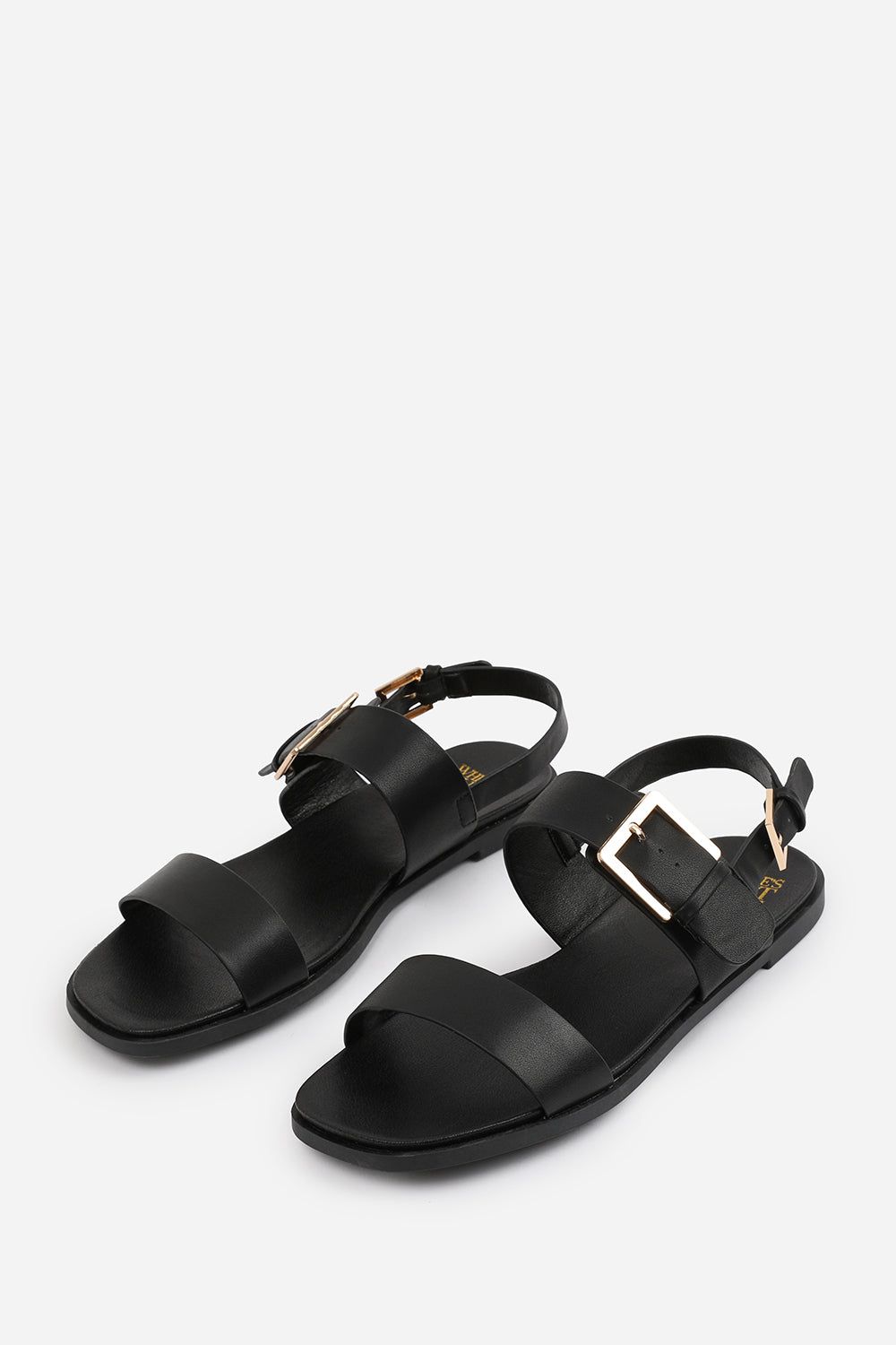 Where's That From 'Uma' Classic Flat Sandals With Strap And Buckle Detail image 3
