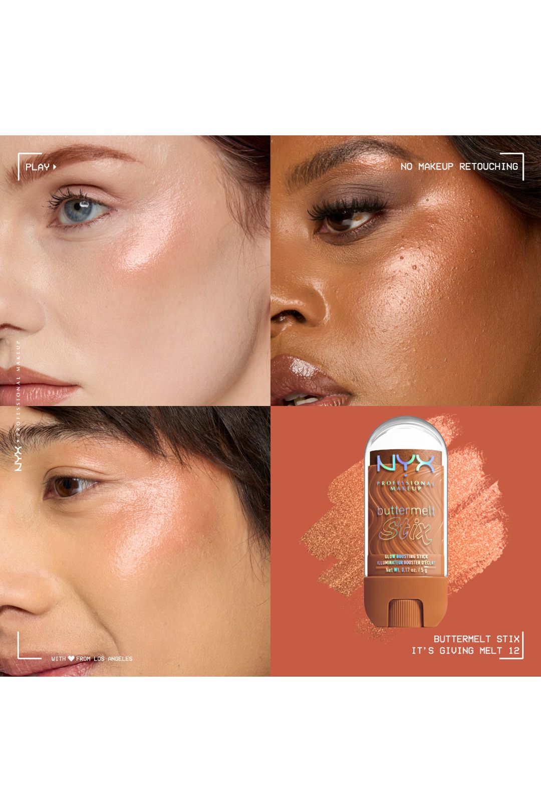 NYX Professional Makeup Buttermelt Glow Stix 5g Its Giving Melt image 6