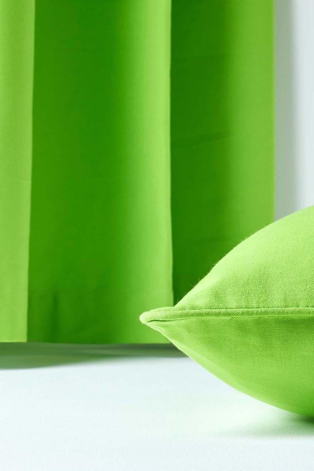 Homescapes Cotton Plain Cushion Cover image 5