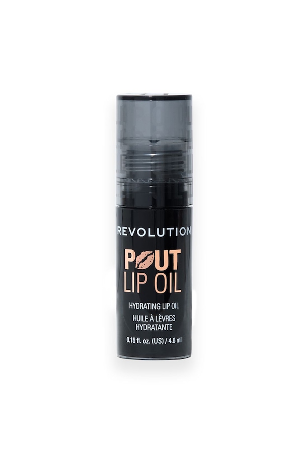 Revolution Pout Lip Oil 4.6ml Midnight Black