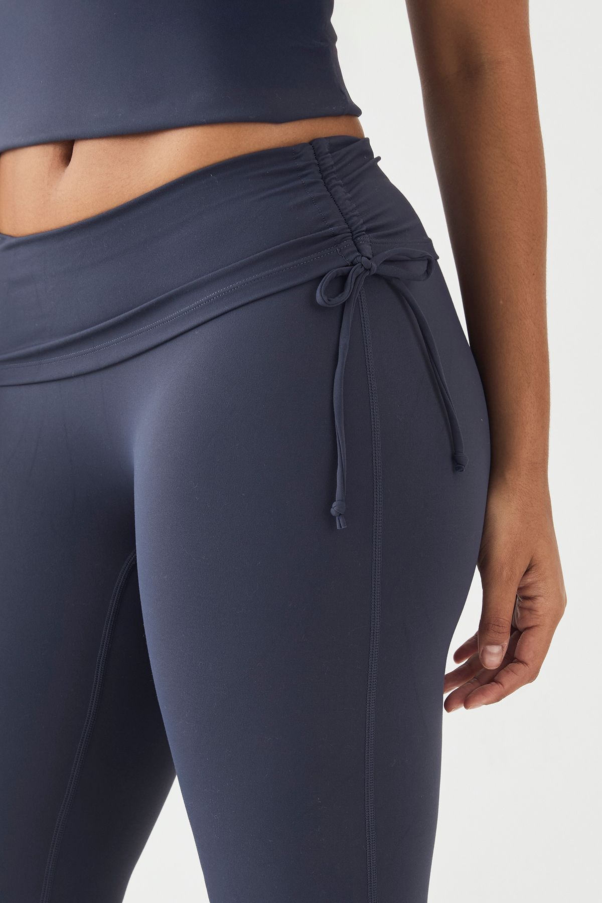 DSGN Studio DSGN Studio Ultra Sculpt Ruched Side Flared Legging Midnight image 4