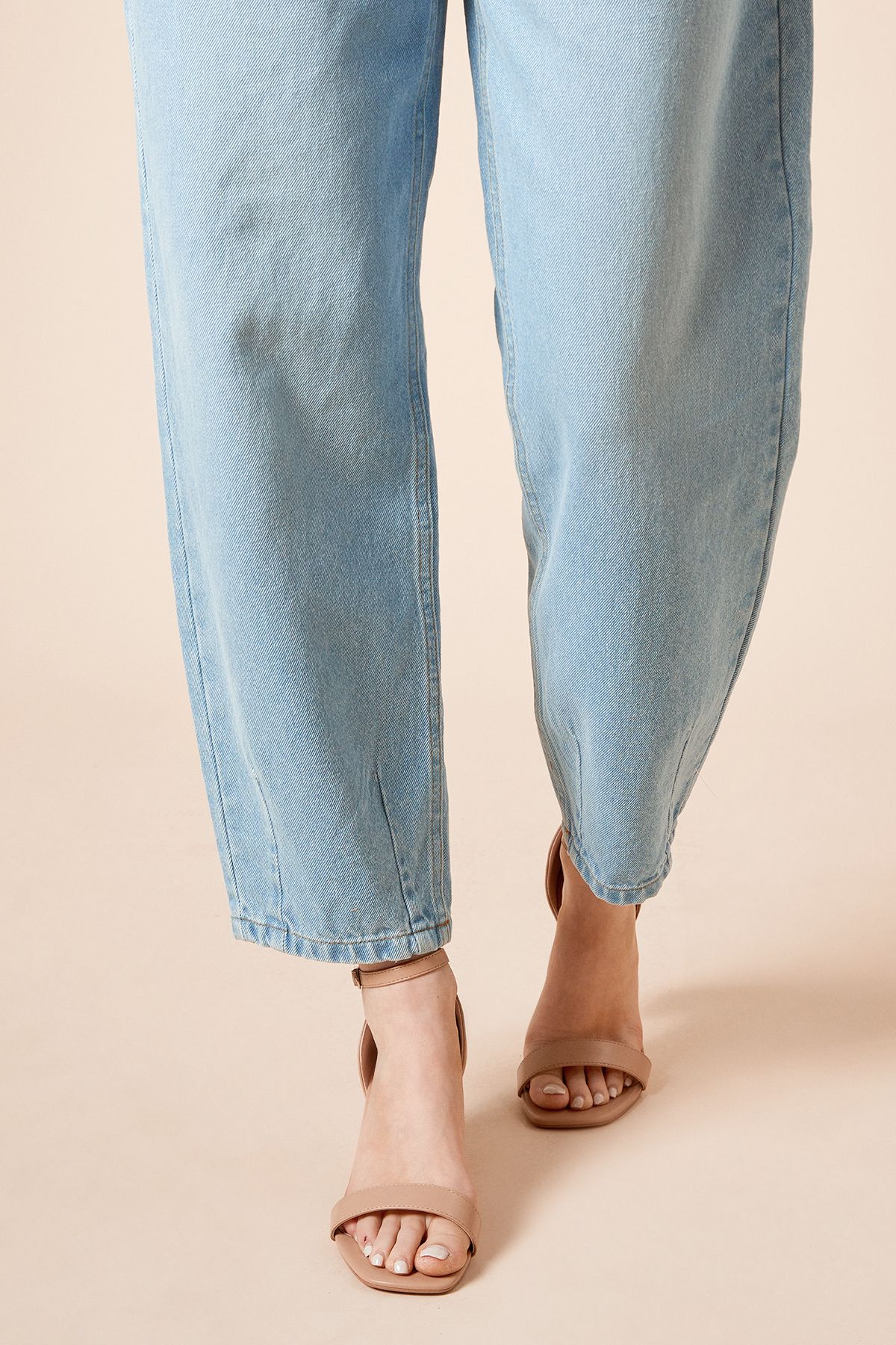 Dorothy Perkins Sammy Barely There Low Block Heel Sandals Taupe image 2